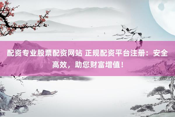 配资专业股票配资网站 正规配资平台注册：安全高效，助您财富增值！